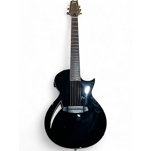 Used ESP LTD TL7 BLACK Acoustic Electric Guitar