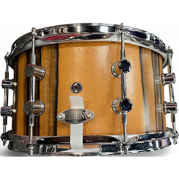 Used Spaun 7X13 20th Anniversary Snare African Mahogany Drum