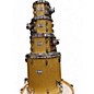 Used 2019 Pearl 5 Piece MASTER MAPLE COMPLETE BOMBAY GOLD SPARKLE Drum Kit