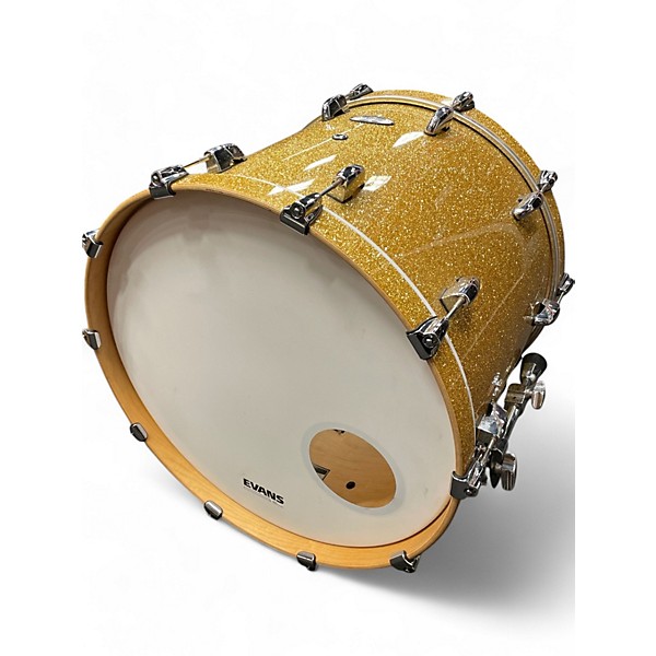 Used 2019 Pearl 5 Piece MASTER MAPLE COMPLETE BOMBAY GOLD SPARKLE Drum Kit