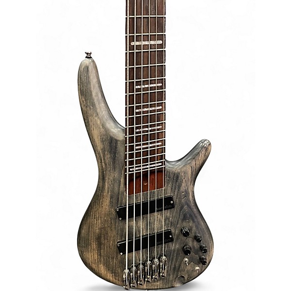 Used Ibanez SRFF806 Charcoal Electric Bass Guitar