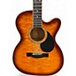 Used Greg Bennett Design by Samick 0M-100CE/VAB Brown Sunburst Acoustic Guitar