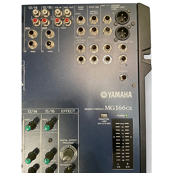 Used Yamaha MG166CX Unpowered Mixer