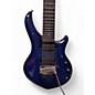 Used Ernie Ball Music Man Majesty 7 blue silk Solid Body Electric Guitar