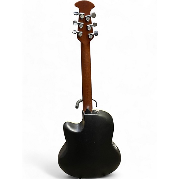 Used Ovation 1861 Standard Balladeer Black Acoustic Electric