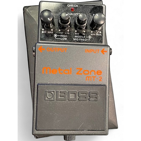 Used BOSS MT2 Metal Zone Distortion Effect Pedal