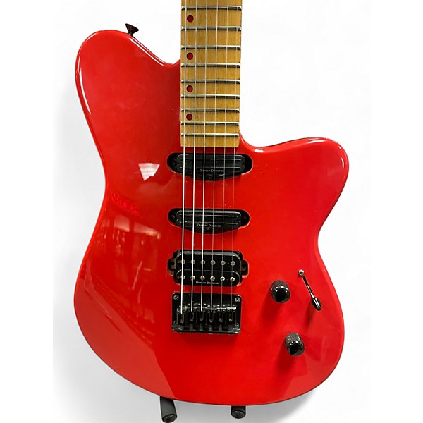 Used Samick Blues Saraceno TV Twenty Red Solid Body Electric Guitar