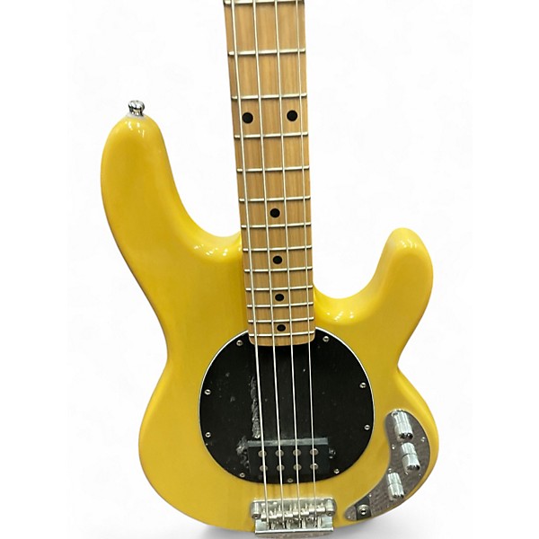 Used Sterling by Music Man STINGRAY TV Yellow Electric Bass Guitar