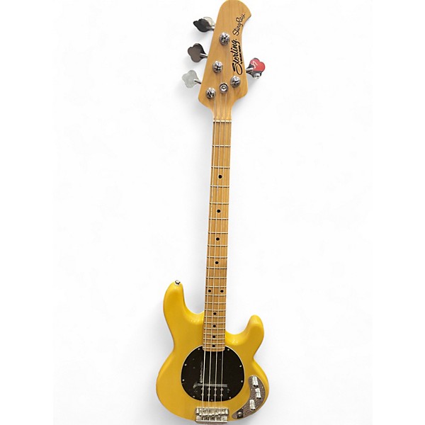 Used Sterling by Music Man STINGRAY TV Yellow Electric Bass Guitar