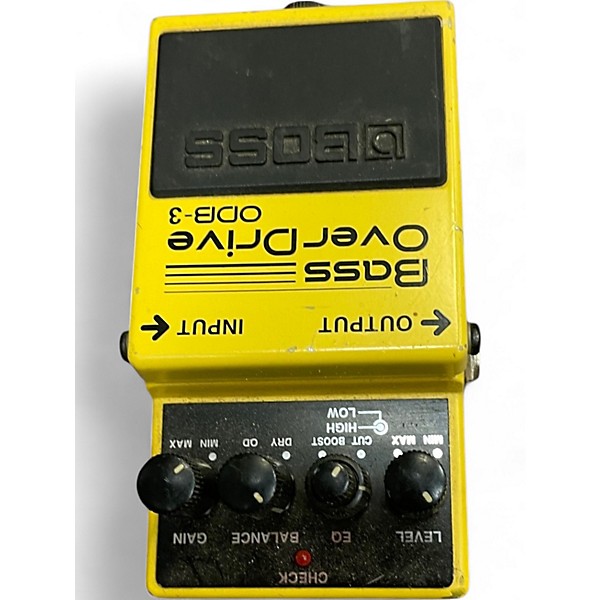 Used BOSS ODB3 Bass Overdrive Bass Effect Pedal