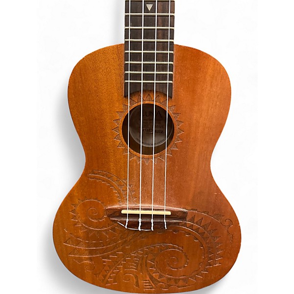 Used Luna Concert Tattoo Mahogany Ukulele