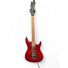 Used Stagg Z600 Flame Red Solid Body Electric Guitar