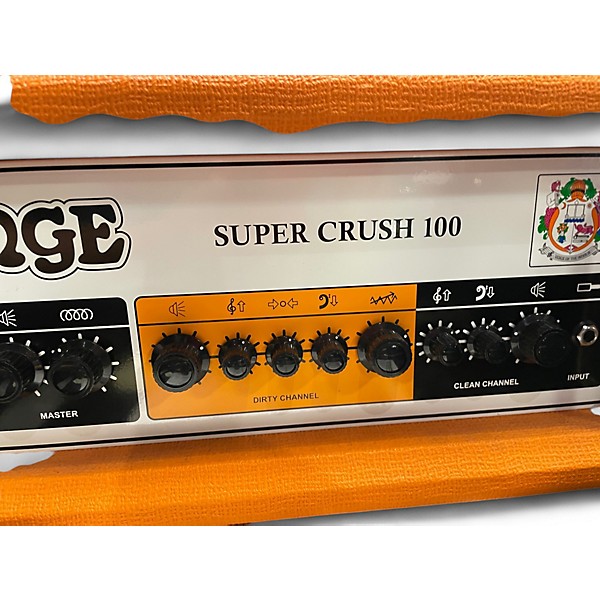 Used Orange Amplifiers Super Crush 100w Head Solid State Guitar Amp Head