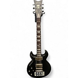 Used Schecter Guitar Research Zacky Vengeance Signature 6661 Left Handed Black Electric Guitar