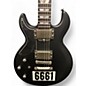 Used Schecter Guitar Research Zacky Vengeance Signature 6661 Left Handed Black Electric Guitar