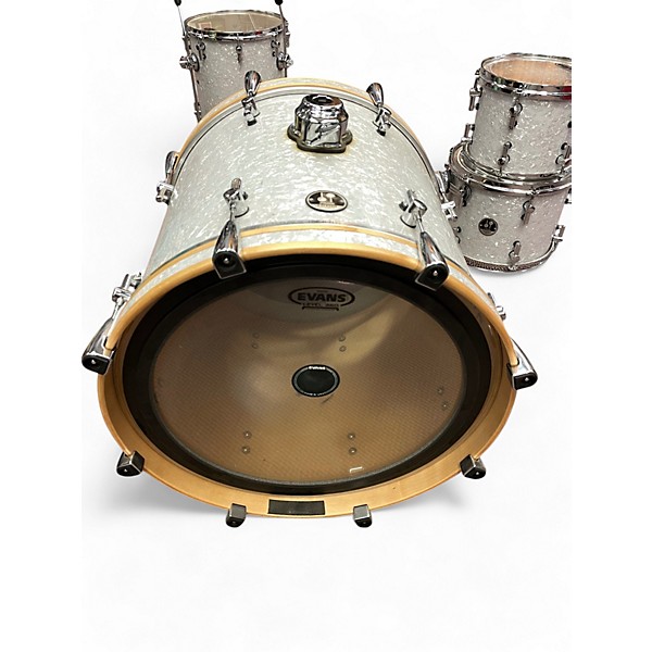 Used Sonor 4 Piece S Classix Arctic Pearl Drum Kit