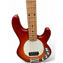 Used Ernie Ball Music Man Stingray 4 String Cherry Sunburst Electric Bass Guitar