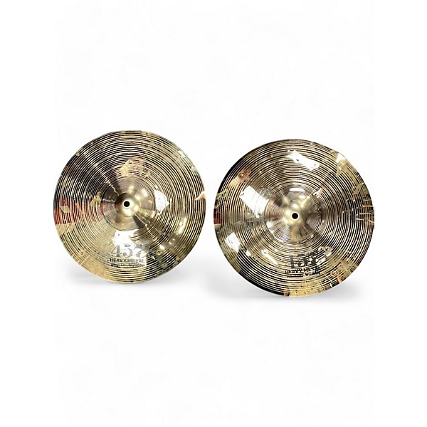 Used Wuhan Cymbals & Gongs 14in 457 HEAVY METAL HI HAT PAIR Cymbal