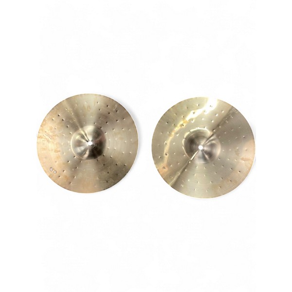 Used Wuhan Cymbals & Gongs 14in 457 HEAVY METAL HI HAT PAIR Cymbal