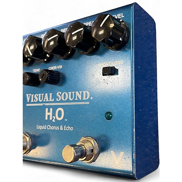 Used Visual Sound V3H2O V3 H2O Liquid Chorus Echo Effect Processor