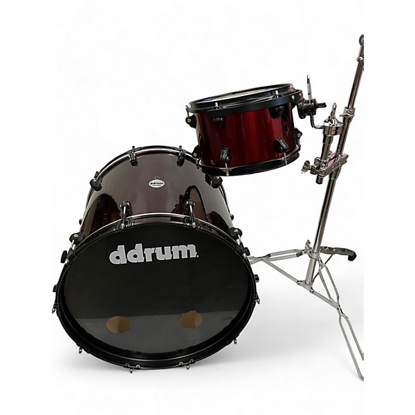 Used ddrum 5 Piece Journeyman Player Wine Red Drum Kit