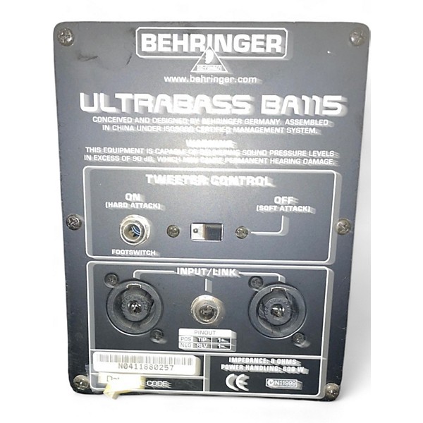 Used Behringer BA115 Bass Cabinet