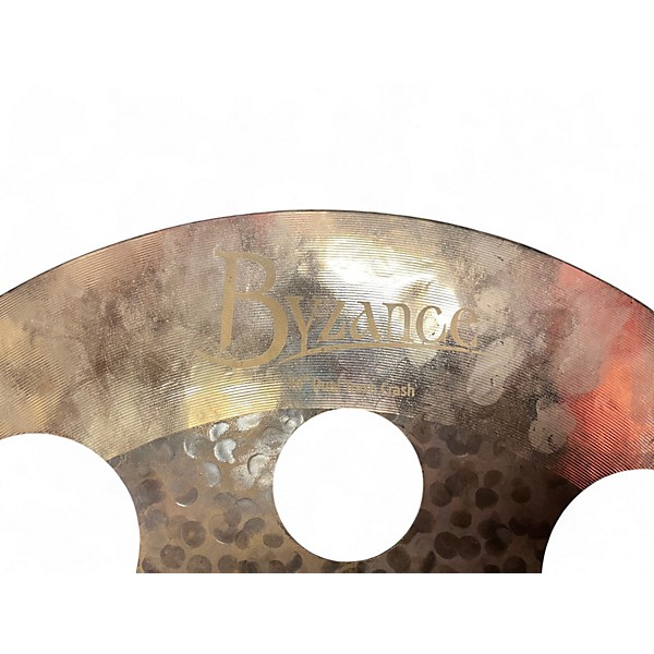 Used MEINL 14in BYZANCE DUAL CRASH Cymbal