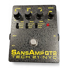 Used Tech 21 Sansamp GT2 Tube Amp Emulator Effect Pedal