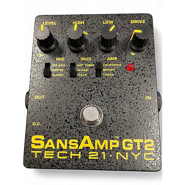 Used Tech 21 Sansamp GT2 Tube Amp Emulator Effect Pedal