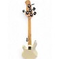 Used Sterling by Music Man String Ray Short Scale White Electric Bass Guitar