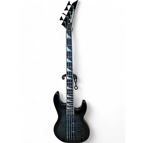 Used Jackson JS3Q Transparent Black Burst Electric Bass Guitar