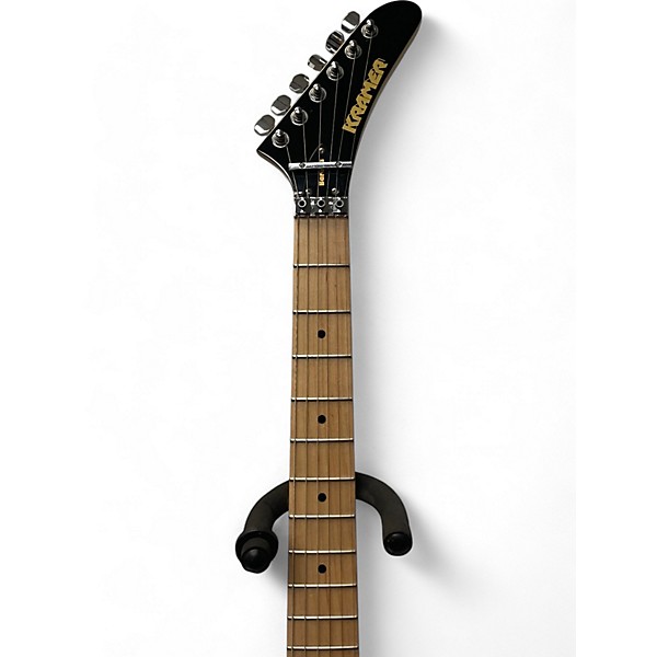 Used Kramer Baretta Hot Rod Blue Sparkle With Flames Solid Body Electric Guitar