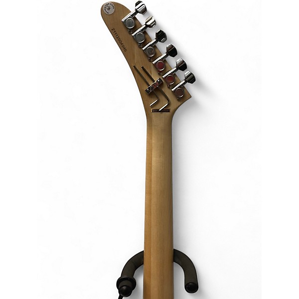 Used Kramer Baretta Hot Rod Blue Sparkle With Flames Solid Body Electric Guitar