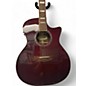 Used D'Angelico Premier Series Bowery Cutaway Black Cherry Burst Acoustic Electric Guitar