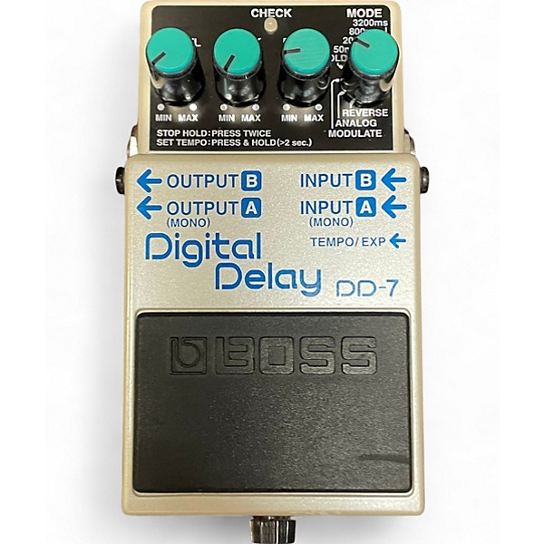 Used BOSS DD7 Digital Delay Effect Pedal