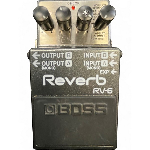 Used BOSS RV6 Digital Reverb Effect Pedal