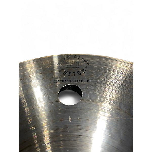 Used MEINL 12in Pure Alloy Custom Trash Stack Cymbal