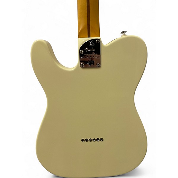 Used 2022 Fender American Professional II Telecaster Olympic White Solid Body Electric Guitar