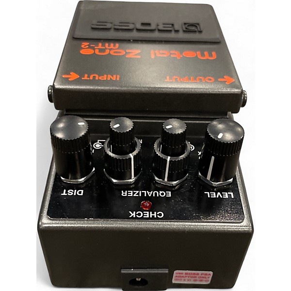 Used BOSS MT2 Metal Zone Distortion Effect Pedal