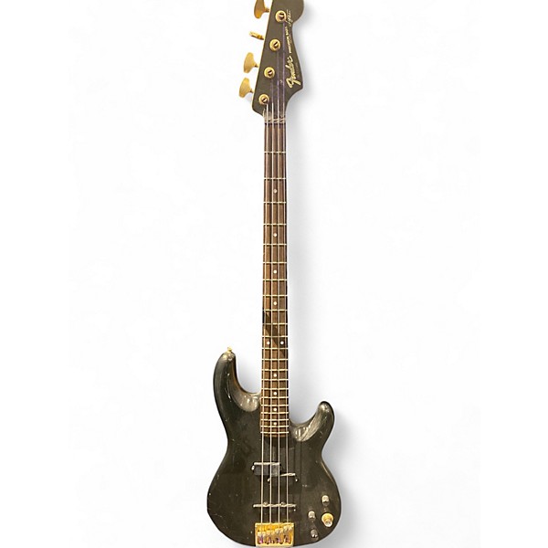 Used 1990s Fender Precision Bass Lyte Gunmetal Gray Electric Bass Guitar