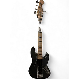 Used Squier Affinity Jazz Bass V 5 String Black Electric Bass Guitar