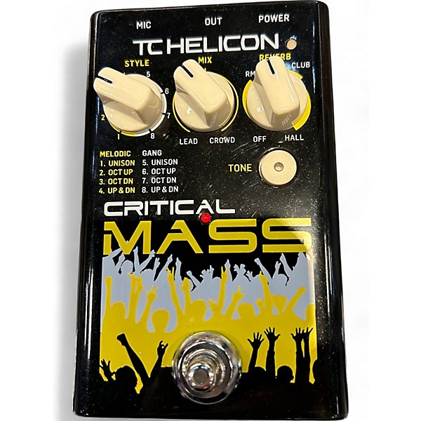 Used 2020s TC Helicon CRITCAL MASS Effect Pedal Package