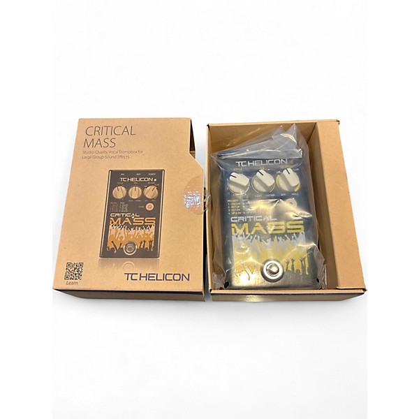 Used 2020s TC Helicon CRITCAL MASS Effect Pedal Package