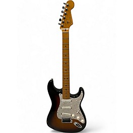 Used 2011 Fender American Deluxe Stratocaster V Neck 2 Color Sunburst Solid Body Electric Guitar
