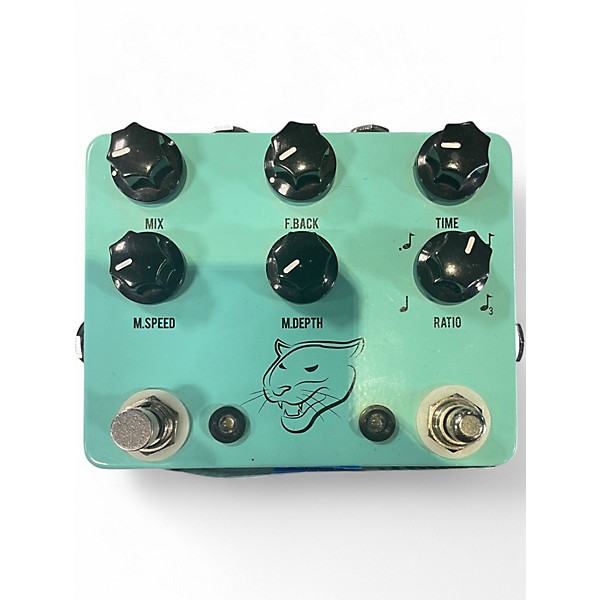 Used JHS Pedals Panther Cub Analog Delay with Tap Tempo V1 Effect Pedal