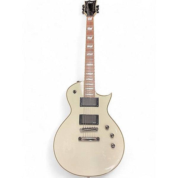 Used ESP ltd ec500 Olympic White Solid Body Electric Guitar