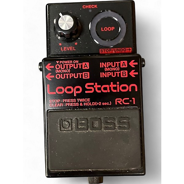 Used BOSS RC1 Loop Station Pedal