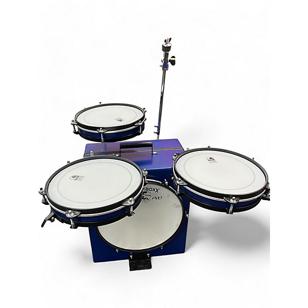 Used Toca 4 Piece Kickboxx Pro Blue Drum Kit