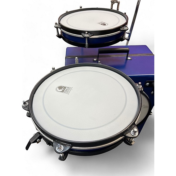 Used Toca 4 Piece Kickboxx Pro Blue Drum Kit