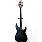 Used Schecter Guitar Research C1 SILVER MOUNTAIN Black Solid Body Electric Guitar thumbnail